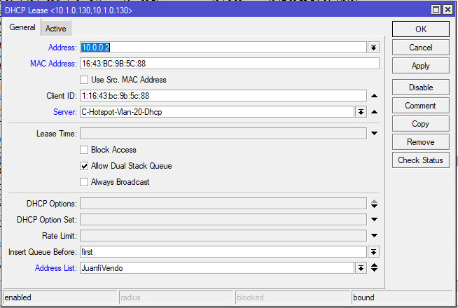 Adding Vendo IP to Address List
